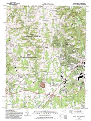 Newark West USGS topographic map 39075f7