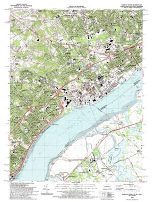 Marcus Hook USGS topographic map 39075g4