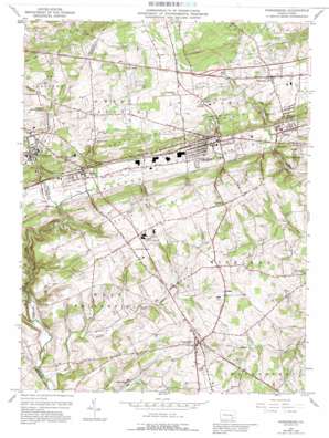 Parkesburg USGS topographic map 39075h8