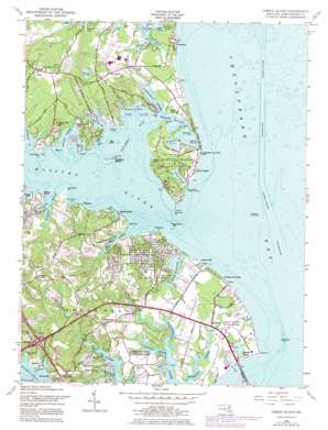 Gibson Island USGS topographic map 39076a4