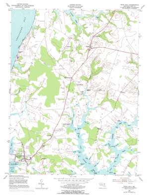 Rock Hall USGS topographic map 39076b2