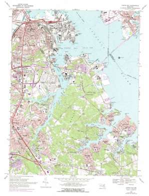 Curtis Bay USGS topographic map 39076b5
