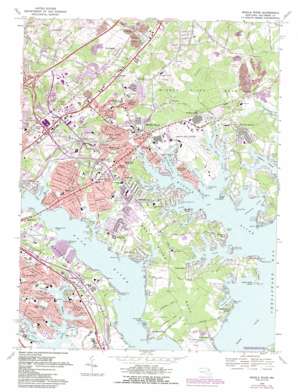 Middle River USGS topographic map 39076c4