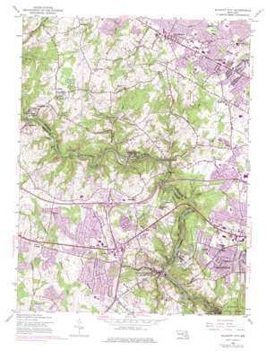 Ellicott City USGS topographic map 39076c7