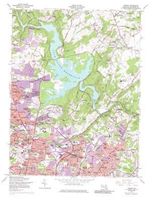 Towson USGS topographic map 39076d5