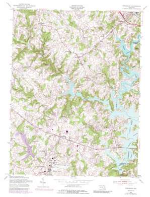 Finksburg USGS topographic map 39076d8