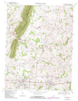 Purcellville topo map