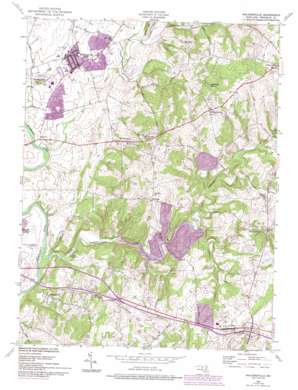 Walkersville USGS topographic map 39077d3