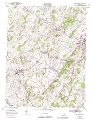 Hagerstown USGS topographic map 39077e1