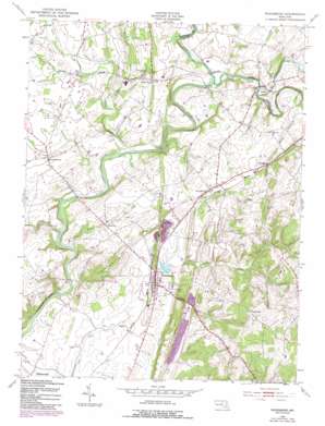 Woodsboro USGS topographic map 39077e3