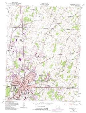 Hagerstown topo map