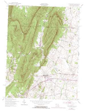 Clear Spring topo map