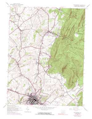 Waynesboro topo map