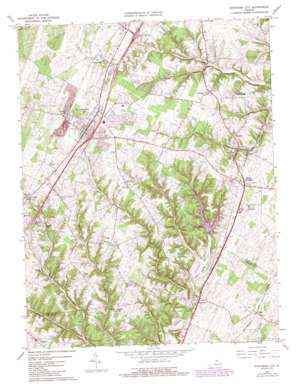 Stephens City USGS topographic map 39078a2