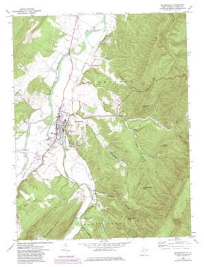 Moorefield topo map