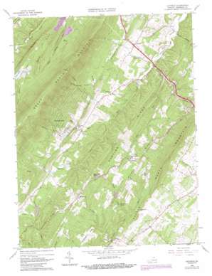 Hayfield topo map