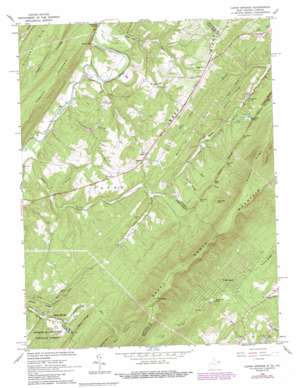 Capon Springs USGS topographic map 39078b4