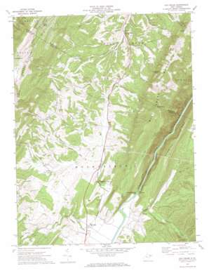 Old Fields topo map