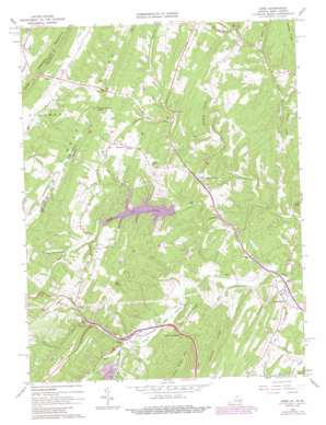 Gore USGS topographic map 39078c3