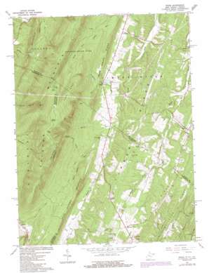 Ridge USGS topographic map 39078d3