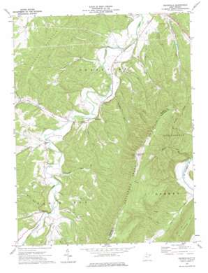 Headsville USGS topographic map 39078d7