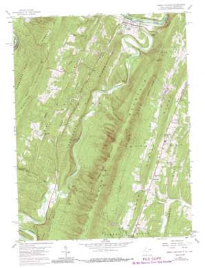 Great Cacapon topo map