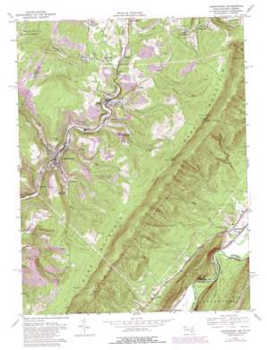 Lonaconing USGS topographic map 39078e8