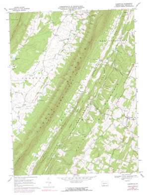 Clearville topo map