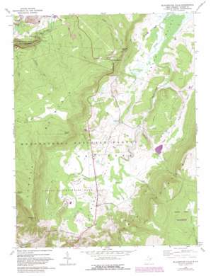 Mozark Mountain USGS topographic map 39079a4