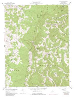 Colebank USGS topographic map 39079b7