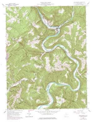 Rowlesburg USGS topographic map 39079c6
