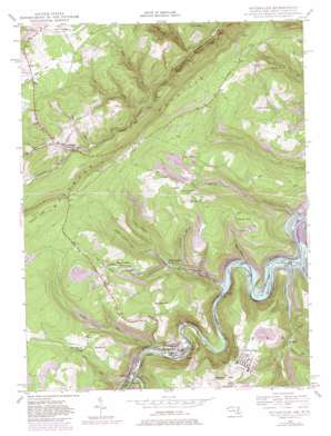 Kitzmiller USGS topographic map 39079d2
