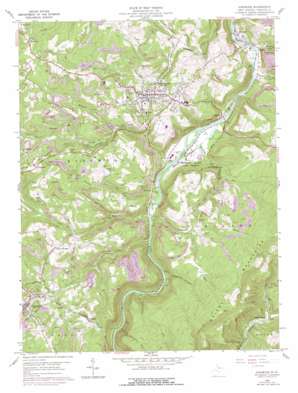 Kingwood USGS topographic map 39079d6