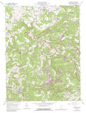 Newburg USGS topographic map 39079d7