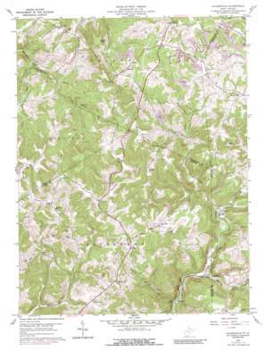 Gladesville USGS topographic map 39079d8