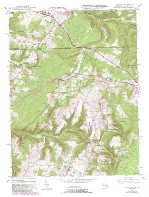 Accident USGS topographic map 39079f3