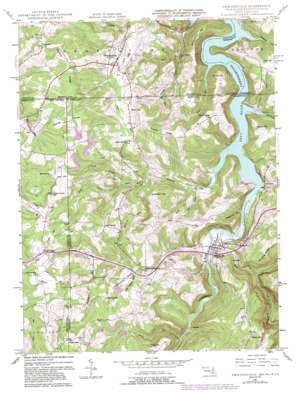 Friendsville USGS topographic map 39079f4