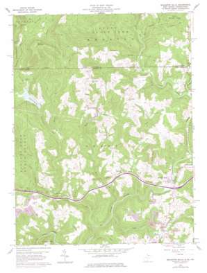 Bruceton Mills USGS topographic map 39079f6