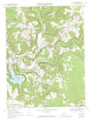 Confluence USGS topographic map 39079g3