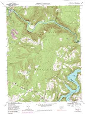 Ohiopyle USGS topographic map 39079g4