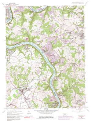 Carmichaels USGS topographic map 39079h8