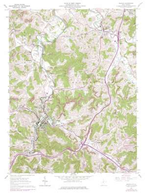 Weston USGS topographic map 39080a4