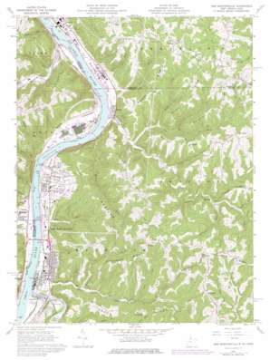 New Martinsville USGS topographic map 39080f7
