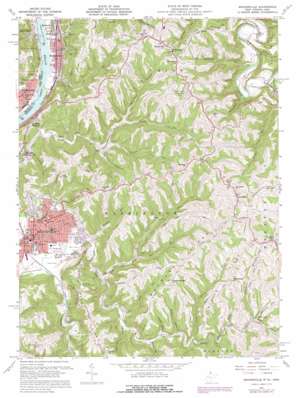 Moundsville USGS topographic map 39080h6