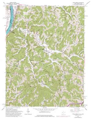 Pond Creek USGS topographic map 39081a6