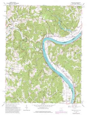 Portland USGS topographic map 39081a7