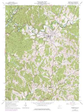 Harrisville USGS topographic map 39081b1