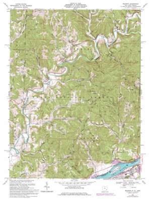 Willow Island USGS topographic map 39081d3