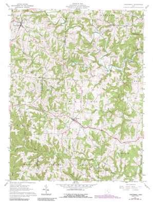 Chesterhill USGS topographic map 39081d7