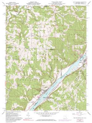 Senecaville Lake USGS topographic map 39081e1